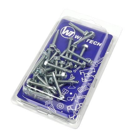 Isepuuriv kruvi DIN 7504 K 4,8 x 19 ZB - kuuskantpea - 50 tk.