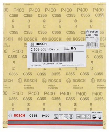 BOSCH lihvpaber C355 230 x 280 mm, P400 2608608H67