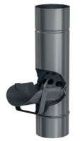 BRYZA Tsingitud vihmavee klapp Ø 90 mm, Pruun RAL 8017