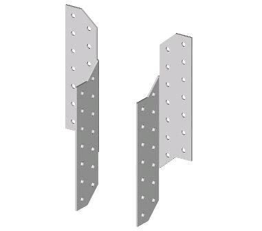 Nurk paremale 05-31/170 BV/Ú, 40x40x170 ühendus / pakend 1 tk