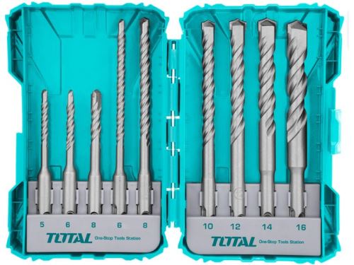 TOTAL Puurid, komplekt 9tk, SDS Plus, industrial TACSDL30901