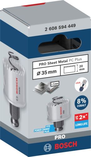 BOSCH Lehtmetalli avasae PRO Sheet Metal PC Plus, 35 mm 2608594449