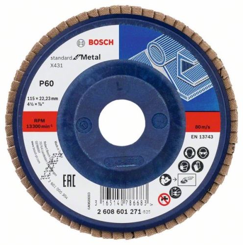 BOSCH Lamell-lihvkettas X431, SfM 115 mm, 22,23 mm, 60 2608601271