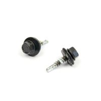 Katuse kruvi + EPDM 4,8 x 35 mm, isepuuriv - Antratsiit RAL 7016 / pakend 250 tk Katuse kruvi + EPDM 4,8 x 35 mm, isepuuriv - Antratsiit RAL 7016 / pakend 250 tk