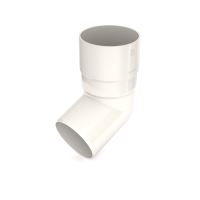 BRYZA Vihmavee toru põlv 67° plastik Ø 110 mm, Valge RAL 9010